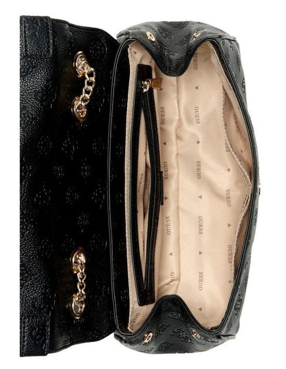 Ella Logo Crossbody Bag in Black Logo