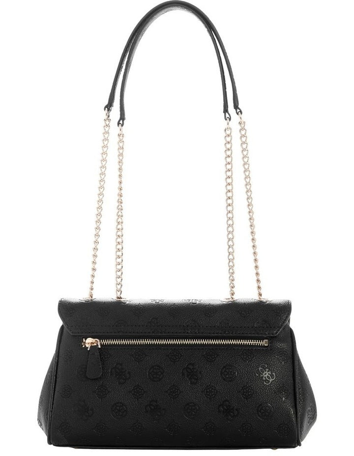 Ella Logo Crossbody Bag in Black Logo