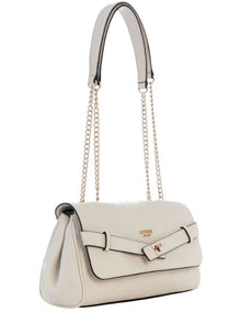 Ella Logo Crossbody Bag in Stone Logo