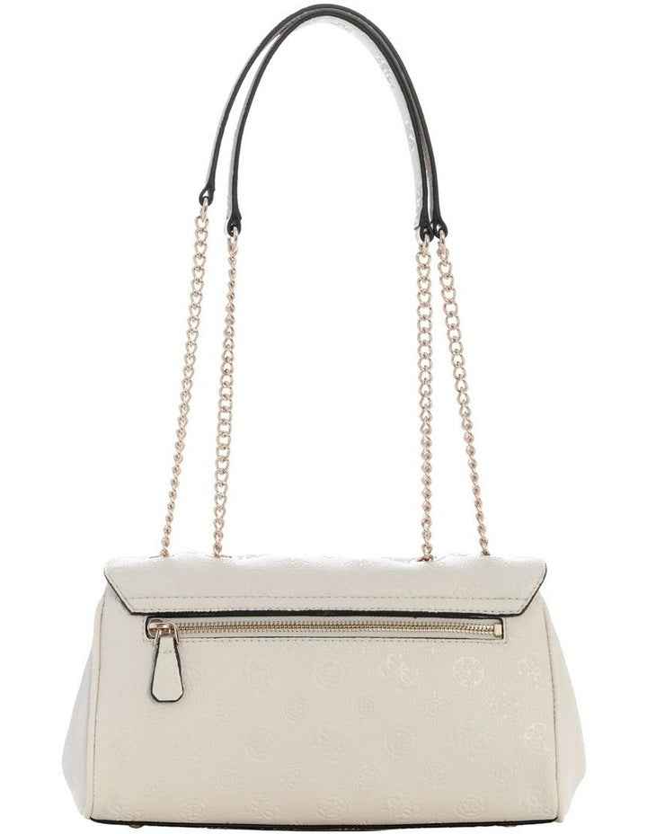 Ella Logo Crossbody Bag in Stone Logo