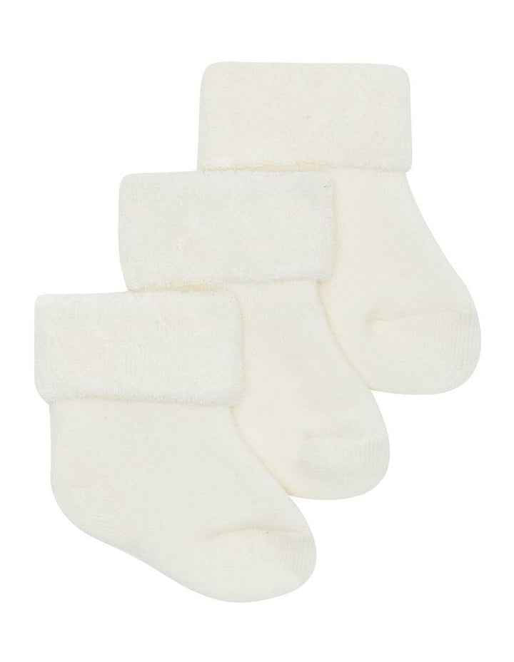 Newbies Wondersock 3 Pack in Marscapone