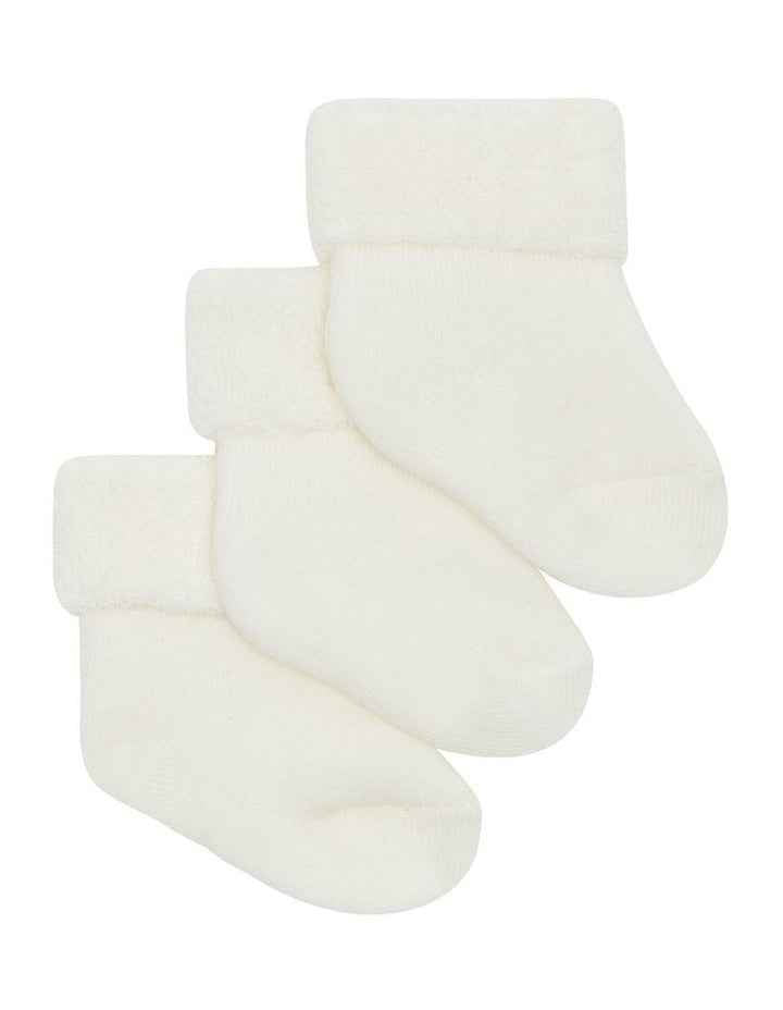 Newbies Wondersock 3 Pack in Marscapone