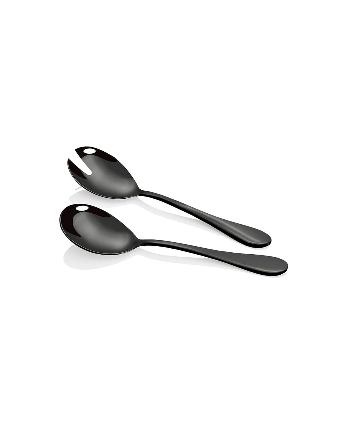 ALBANY ONYX SALAD SERVERS 2PC