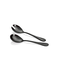 ALBANY ONYX SALAD SERVERS 2PC