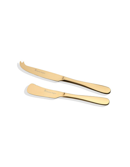 ALBANY GOLD CHEESE KNIFE 2PC