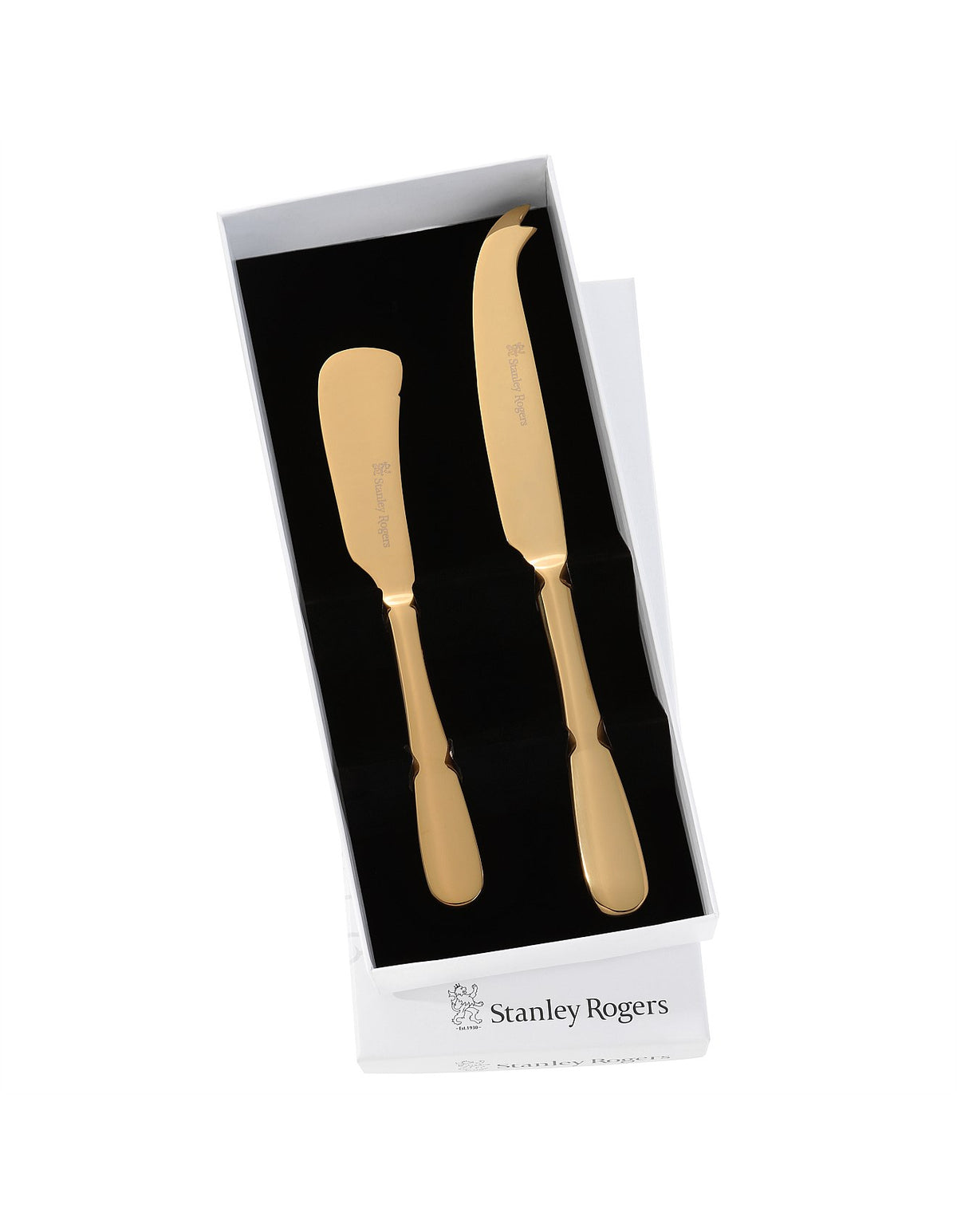 ALBANY GOLD CHEESE KNIFE 2PC