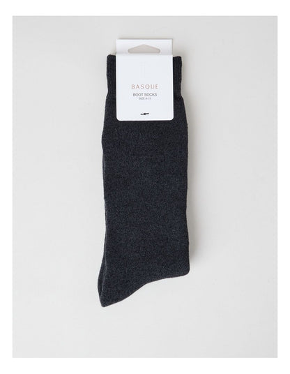 Full Terry Bamboo Boot Socks in Nine Iron