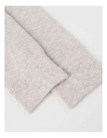 Merino Wool Blend Socks in Oat