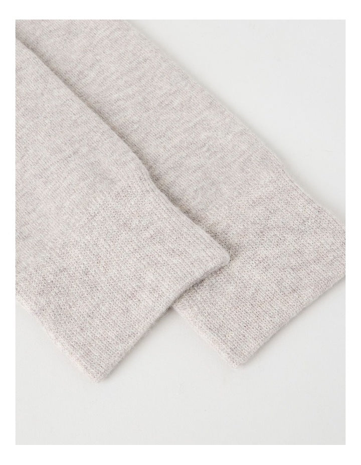 Merino Wool Blend Socks in Oat