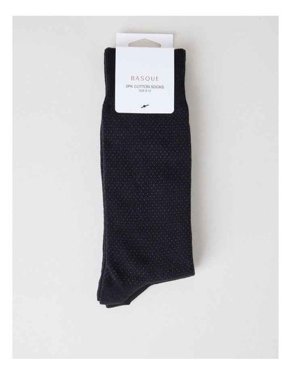 2 Pack Pinspot Socks in Black