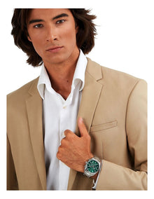 Attrazione Chronograph Quartz Watch 43mm in Green