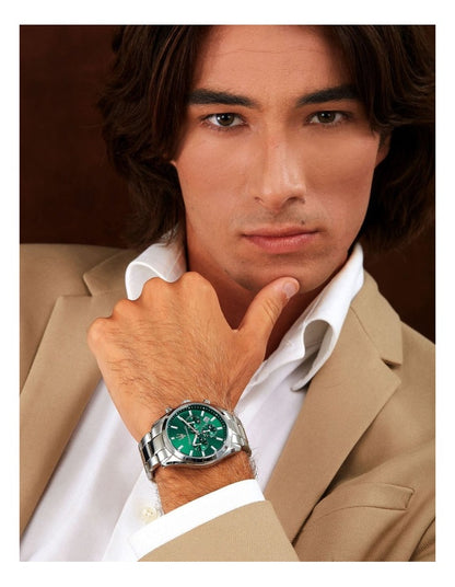 Attrazione Chronograph Quartz Watch 43mm in Green