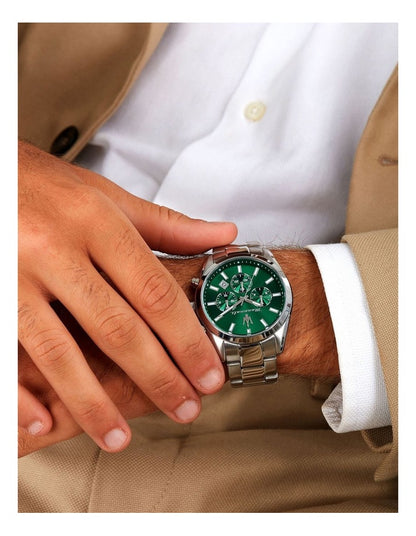 Attrazione Chronograph Quartz Watch 43mm in Green