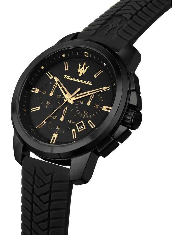 Successo Chronograph Quartz Watch 44mm in Black