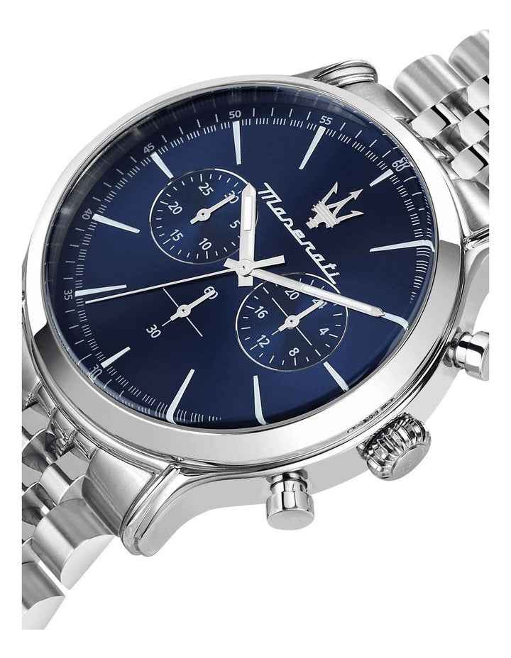Epoca Chronograph Blue Dial Quartz Watch 42mm in Blue