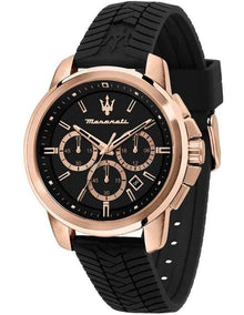 Successo Chronograph Quartz Watch 44mm in Black