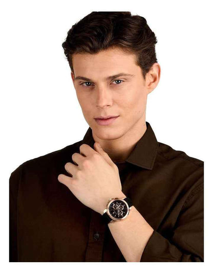 Successo Chronograph Quartz Watch 44mm in Black