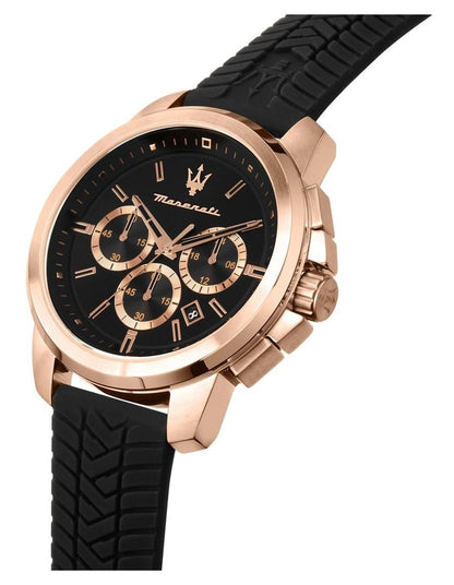 Successo Chronograph Quartz Watch 44mm in Black