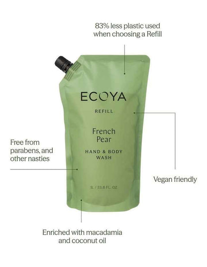 French Pear Hand And Body Wash Refill