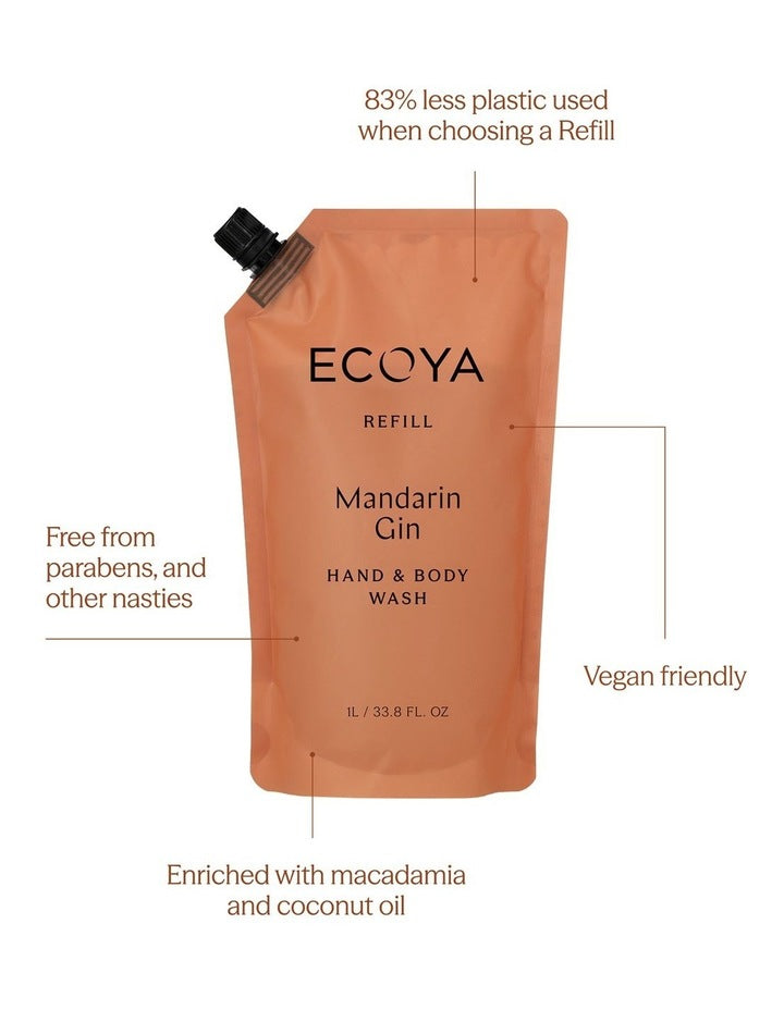 Mandarin Gin Hand And Body Wash Refill