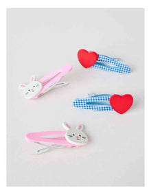 4 Pack Bunny Clips in Assorted