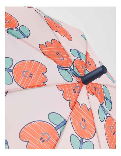 Tulip Printed Umbrella in Pink