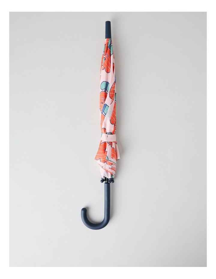 Tulip Printed Umbrella in Pink