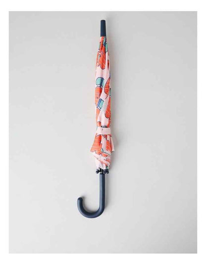 Tulip Printed Umbrella in Pink