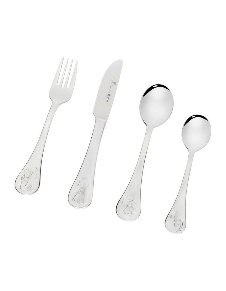 Childrens Fairy Tale 4 Pieces Set in Silver