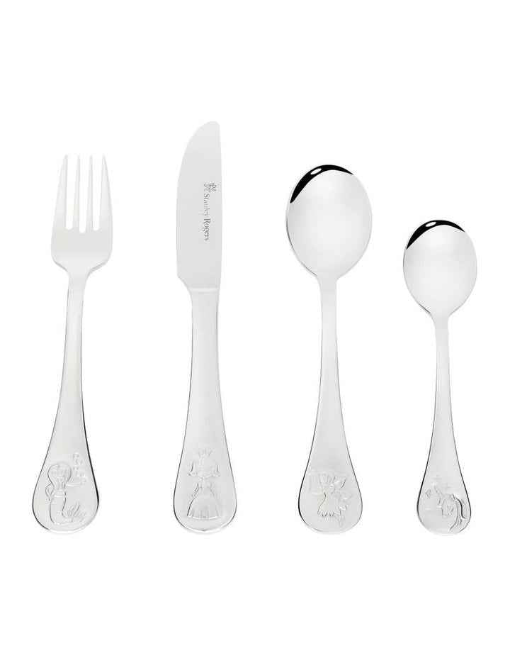 Childrens Fairy Tale 4 Pieces Set in Silver