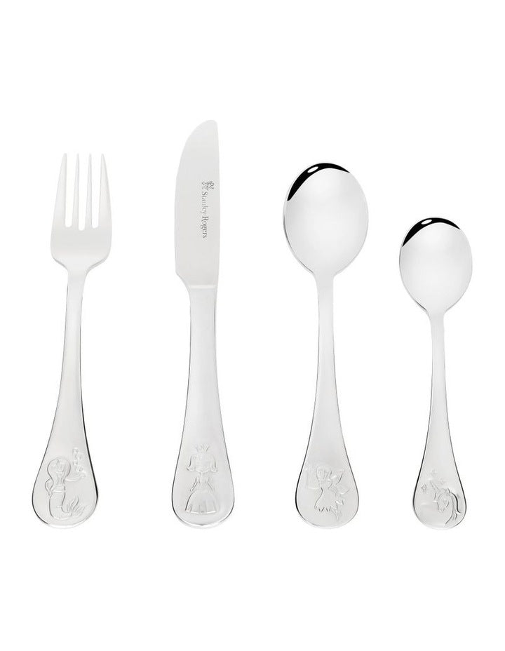 Childrens Fairy Tale 4 Pieces Set in Silver