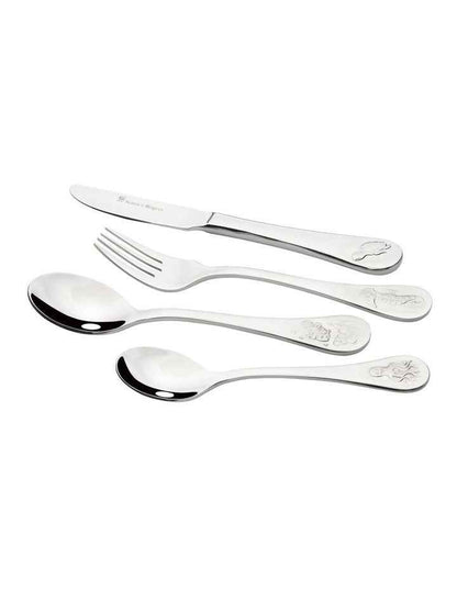 Childrens Sea 4 Pieces Set in Silver