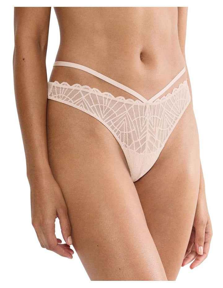 That Night in Vegas String Brief in Porcelain