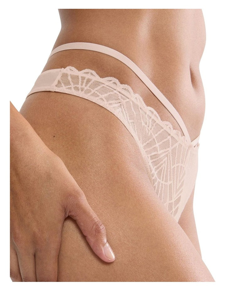 That Night in Vegas String Brief in Porcelain