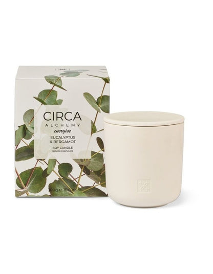 Alchemy Energise Eucalyptus & Bergamot Soy Candle 300g
