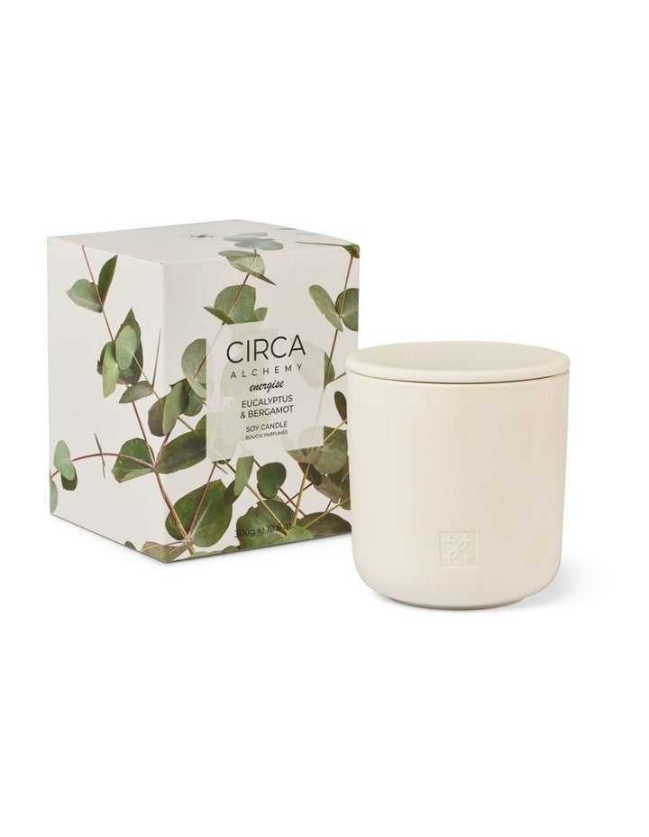 Alchemy Energise Eucalyptus & Bergamot Soy Candle 300g