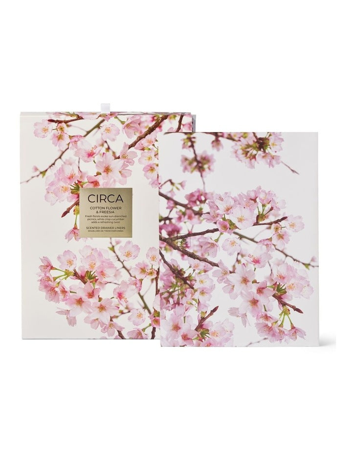 Cotton Flower And Freesia Scented Drawer Liners
