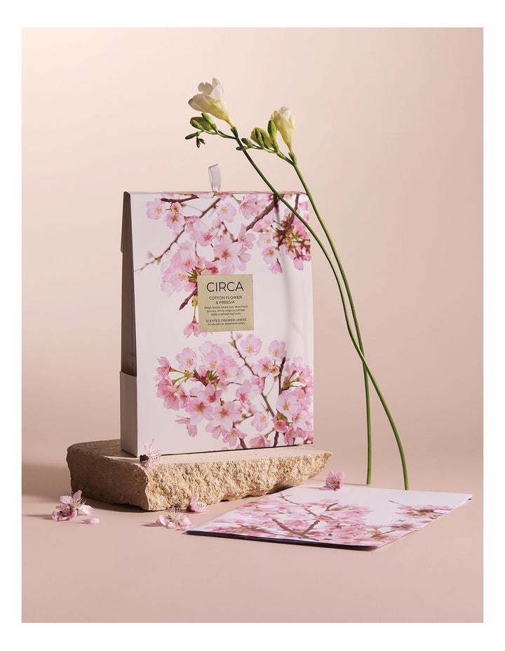 Cotton Flower And Freesia Scented Drawer Liners