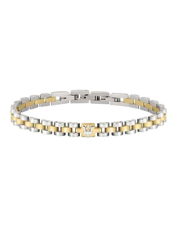 Iconic Steel Link Bracelet in Gold
