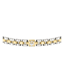Iconic Steel Link Bracelet in Gold