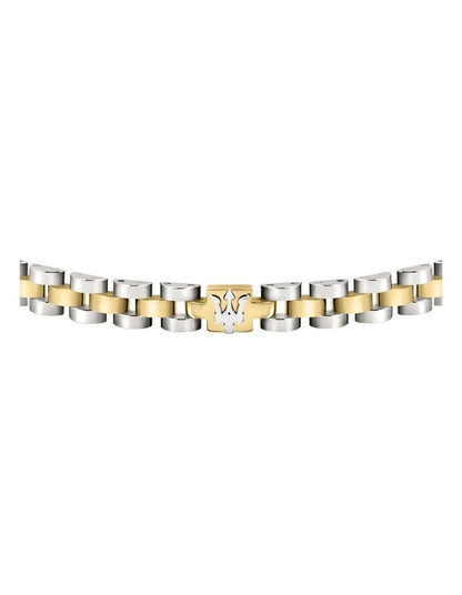 Iconic Steel Link Bracelet in Gold