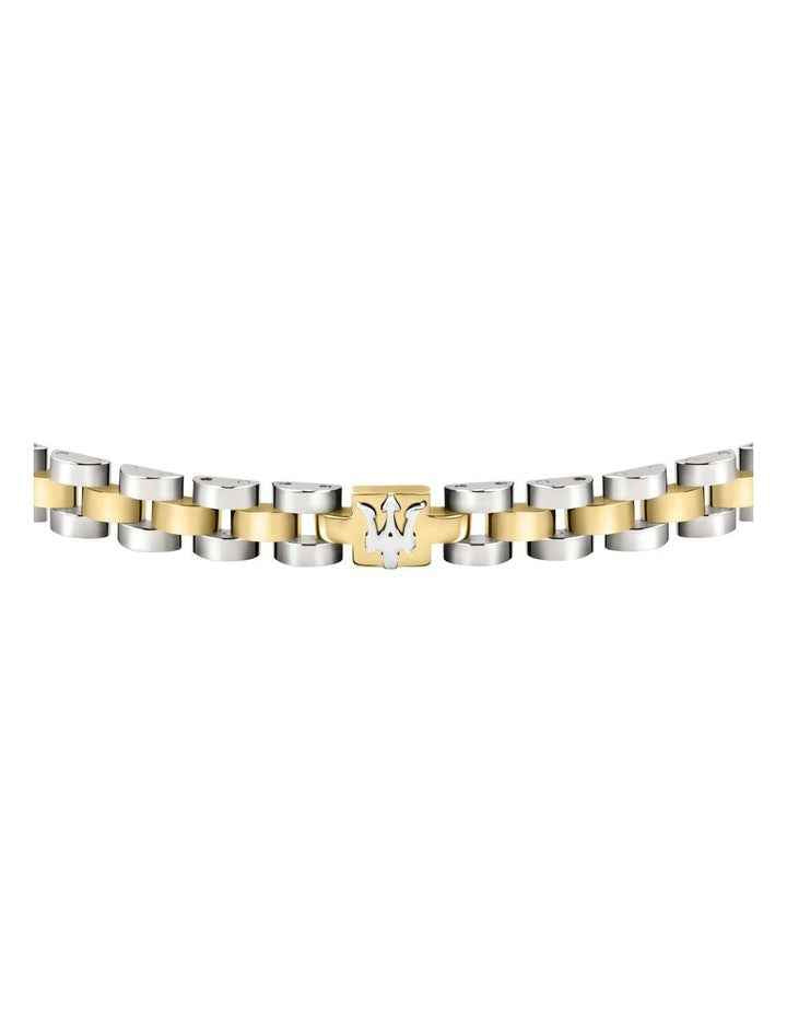 Iconic Steel Link Bracelet in Gold