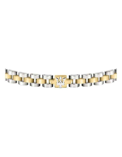 Iconic Steel Link Bracelet in Gold