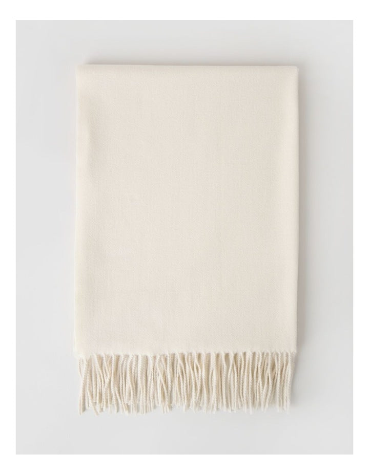 Pashminetta Winter Scarf in Champagne
