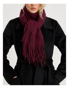 Pashminetta Winter Scarf in Burgundy