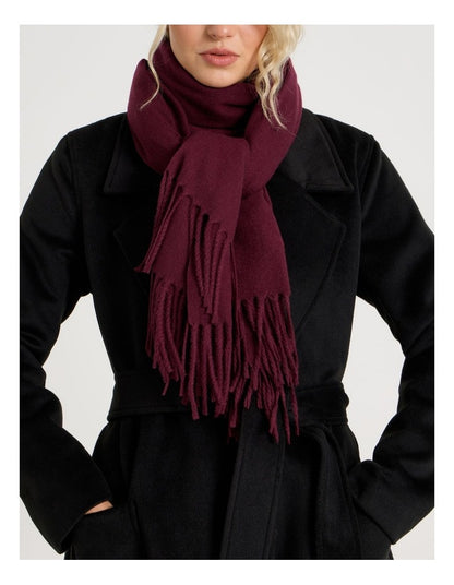 Pashminetta Winter Scarf in Burgundy