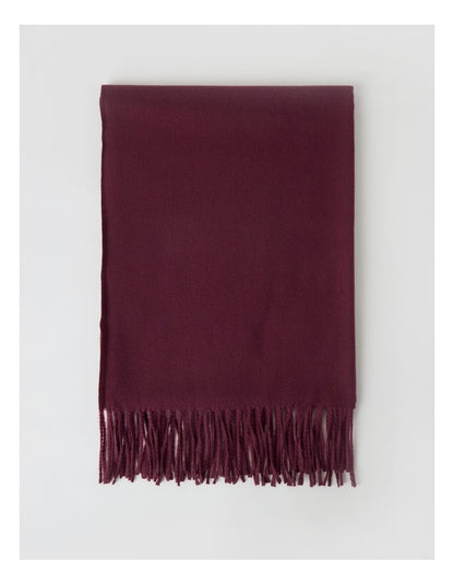 Pashminetta Winter Scarf in Burgundy