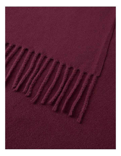 Pashminetta Winter Scarf in Burgundy