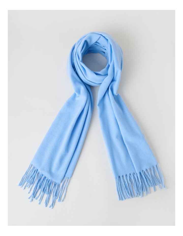 Pashminetta Winter Scarf in Sky Blue