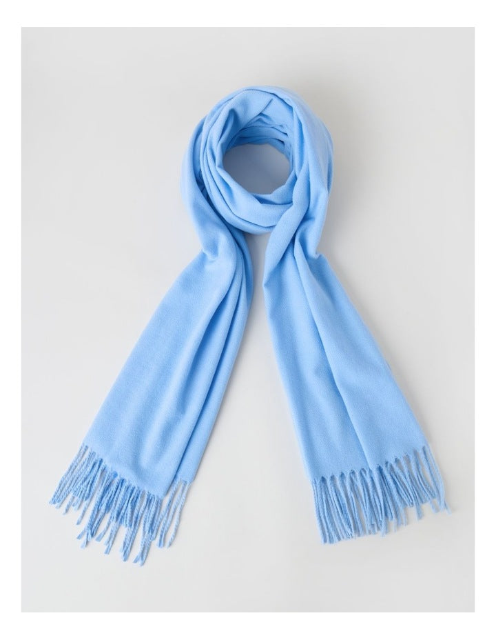 Pashminetta Winter Scarf in Sky Blue